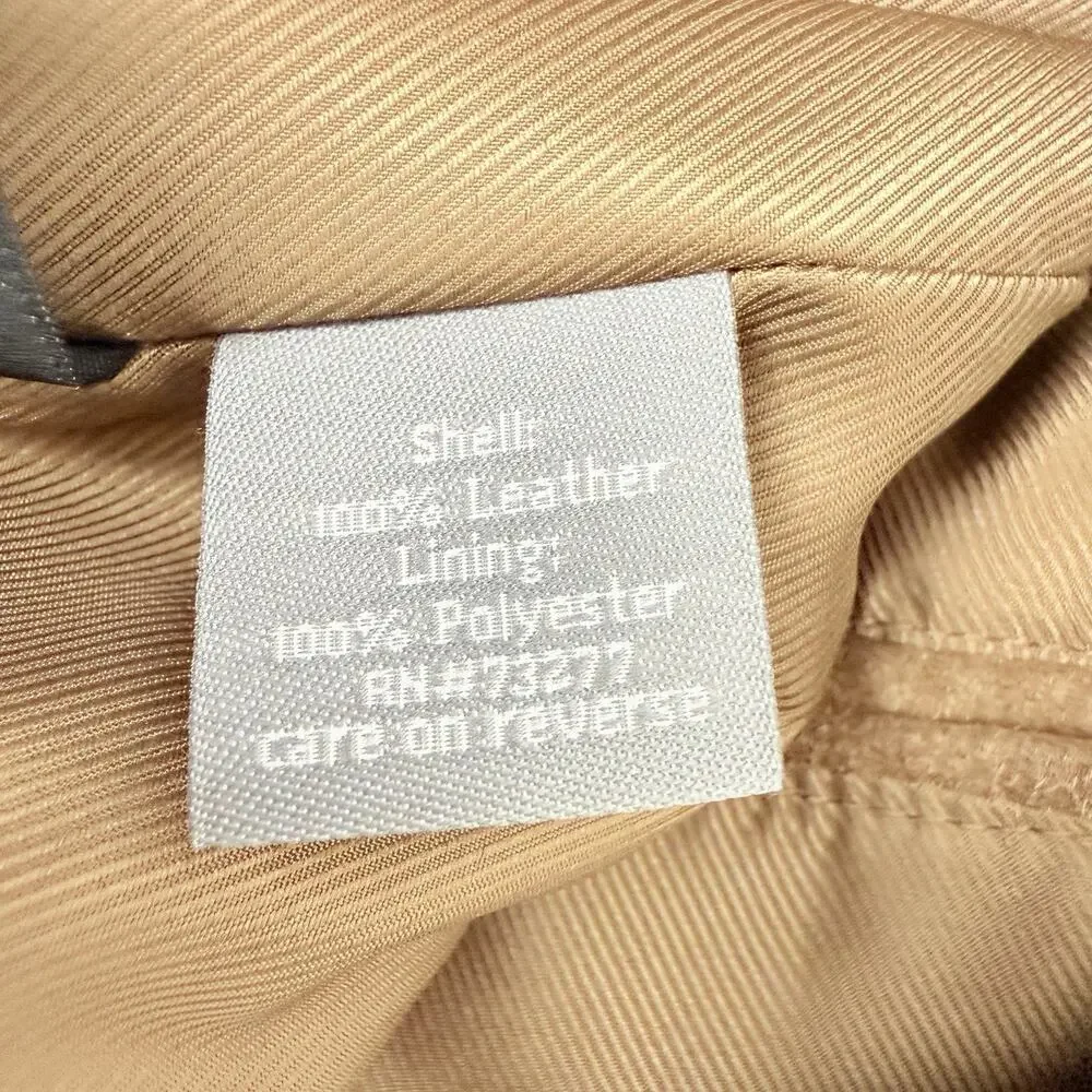 Apt.9 Suede Leather Sport‎ Coat Blazer Men Size 46 R Brown Western Pockets
